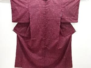 花鳥更紗模様手織り真綿紬着物